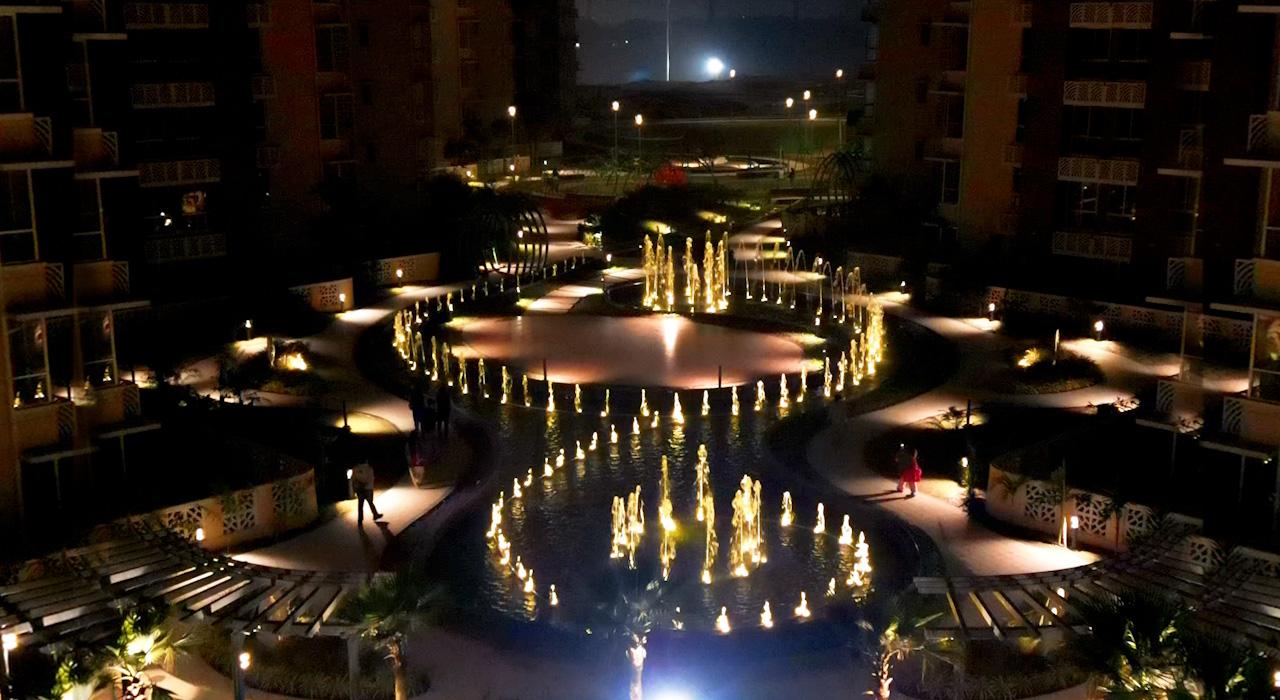 Podium Night View