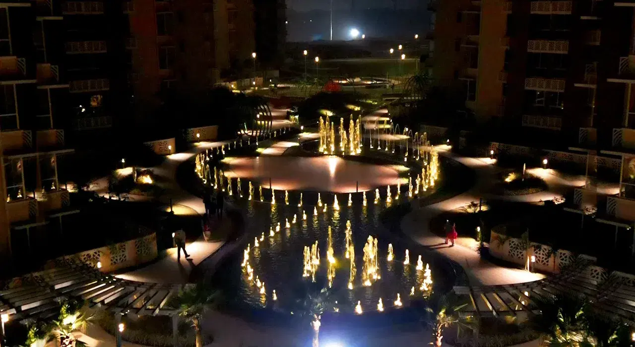 Podium Night View