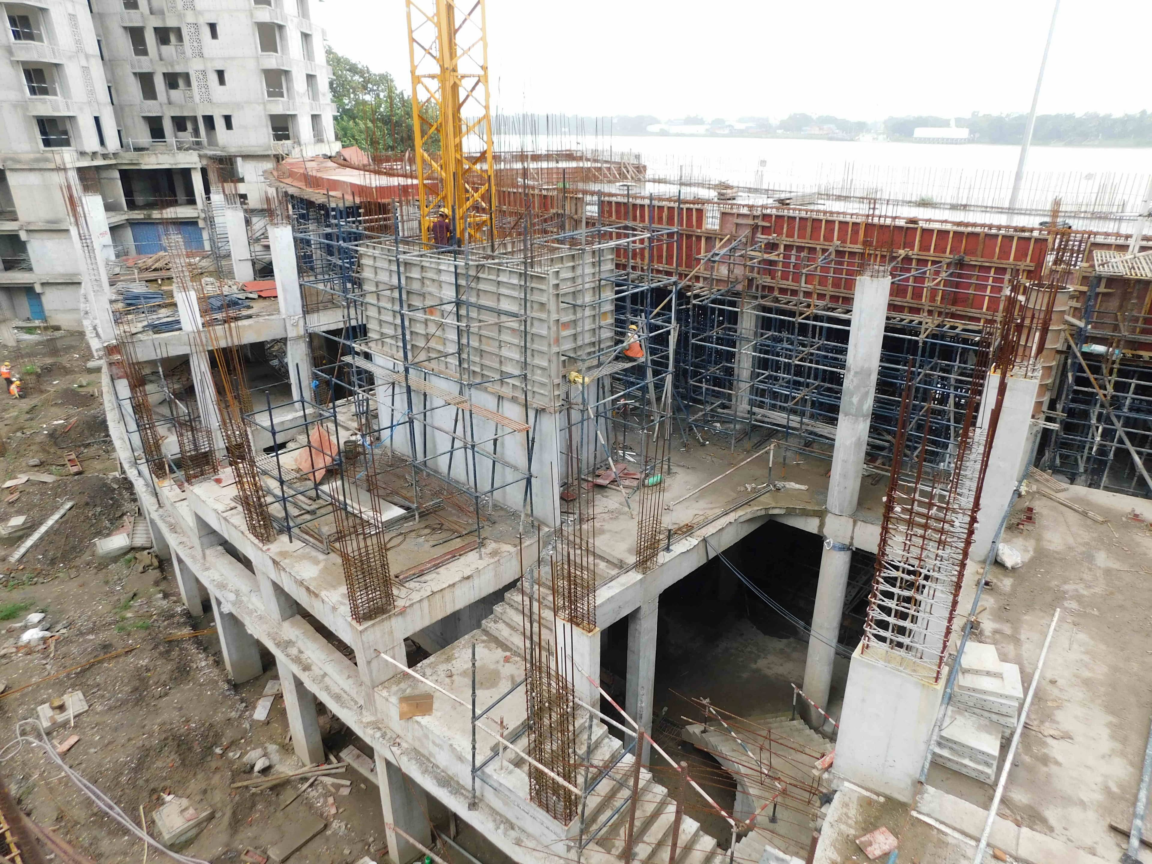 Sangam Non Tower Area Work in Progress 11 July 2025