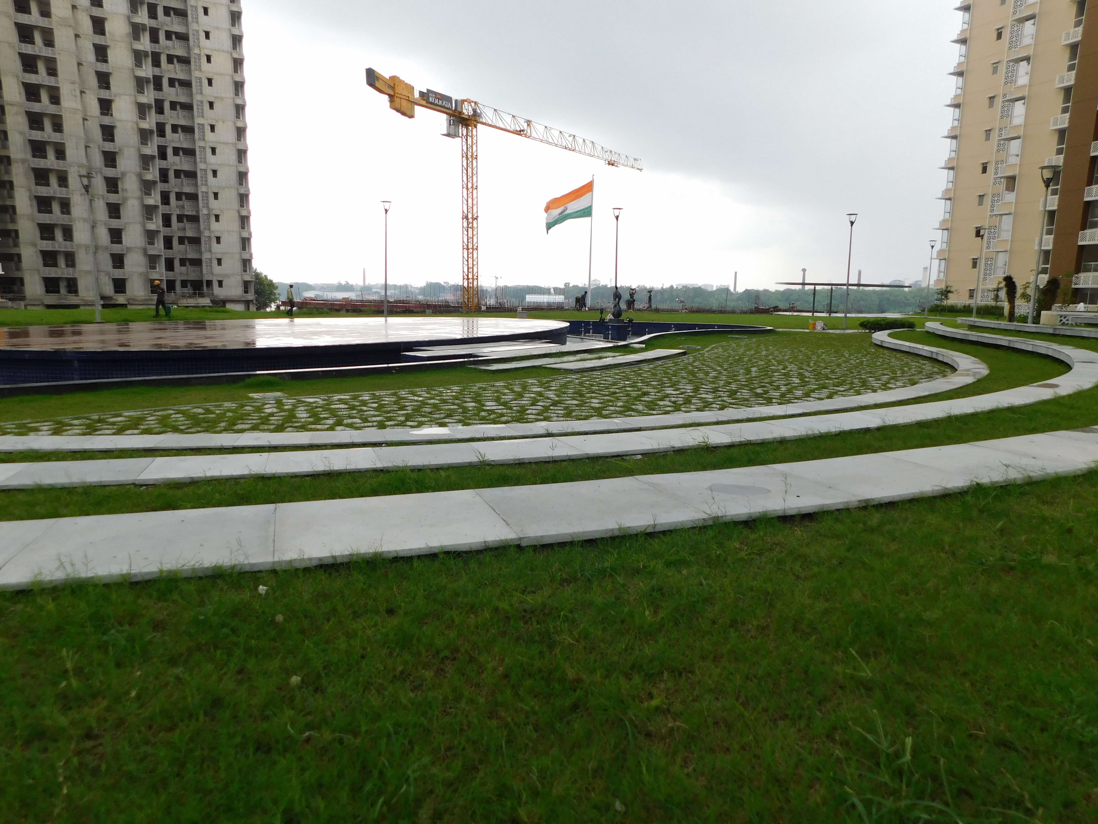 Sangam Non Tower Area Work in Progress 17 July 2025