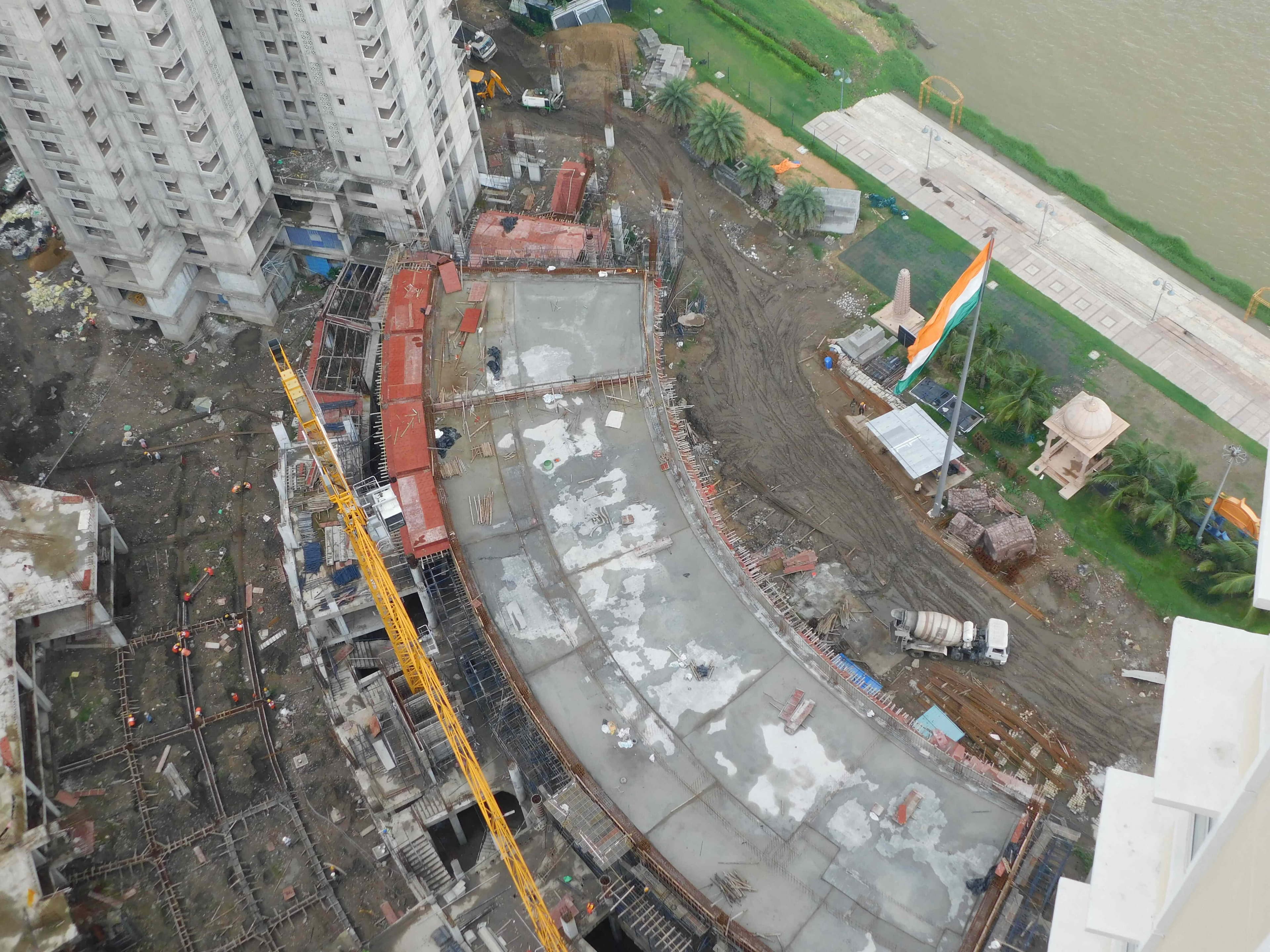 Sangam Non Tower Area Work in Progress 2 July 2025