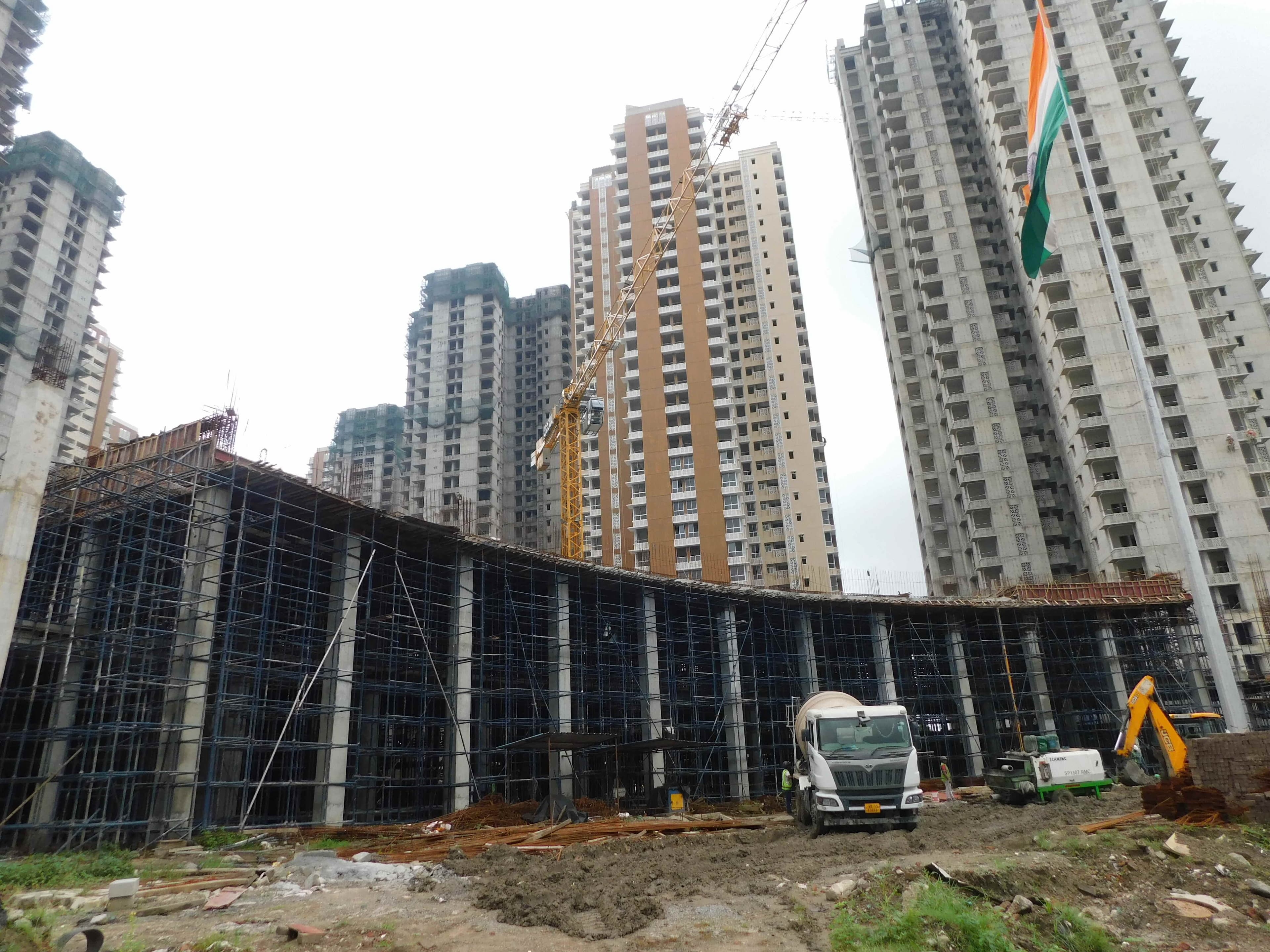 Sangam Non Tower Area Work in Progress 3 July 2025